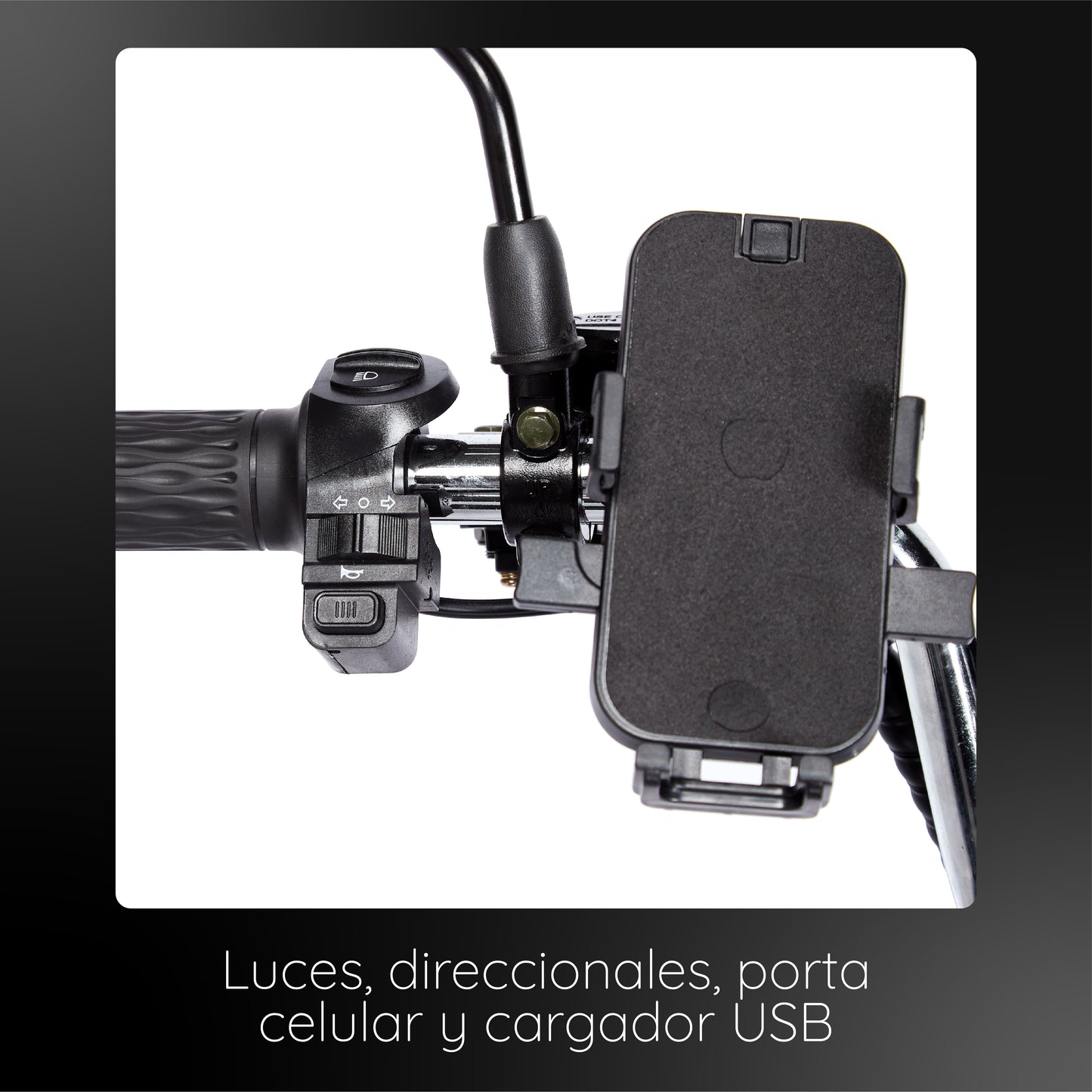 Moto Eléctrica ROAD KING 2 Lithium Rojo
