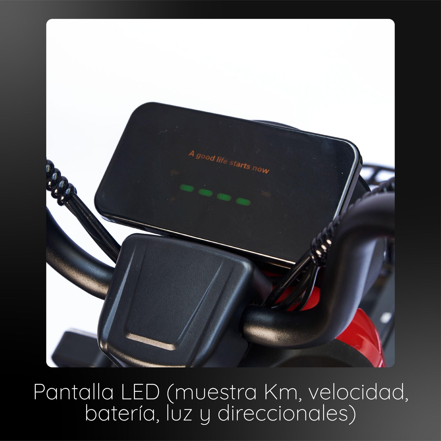 Trimoto Eléctrica Moveen Urban Rojo