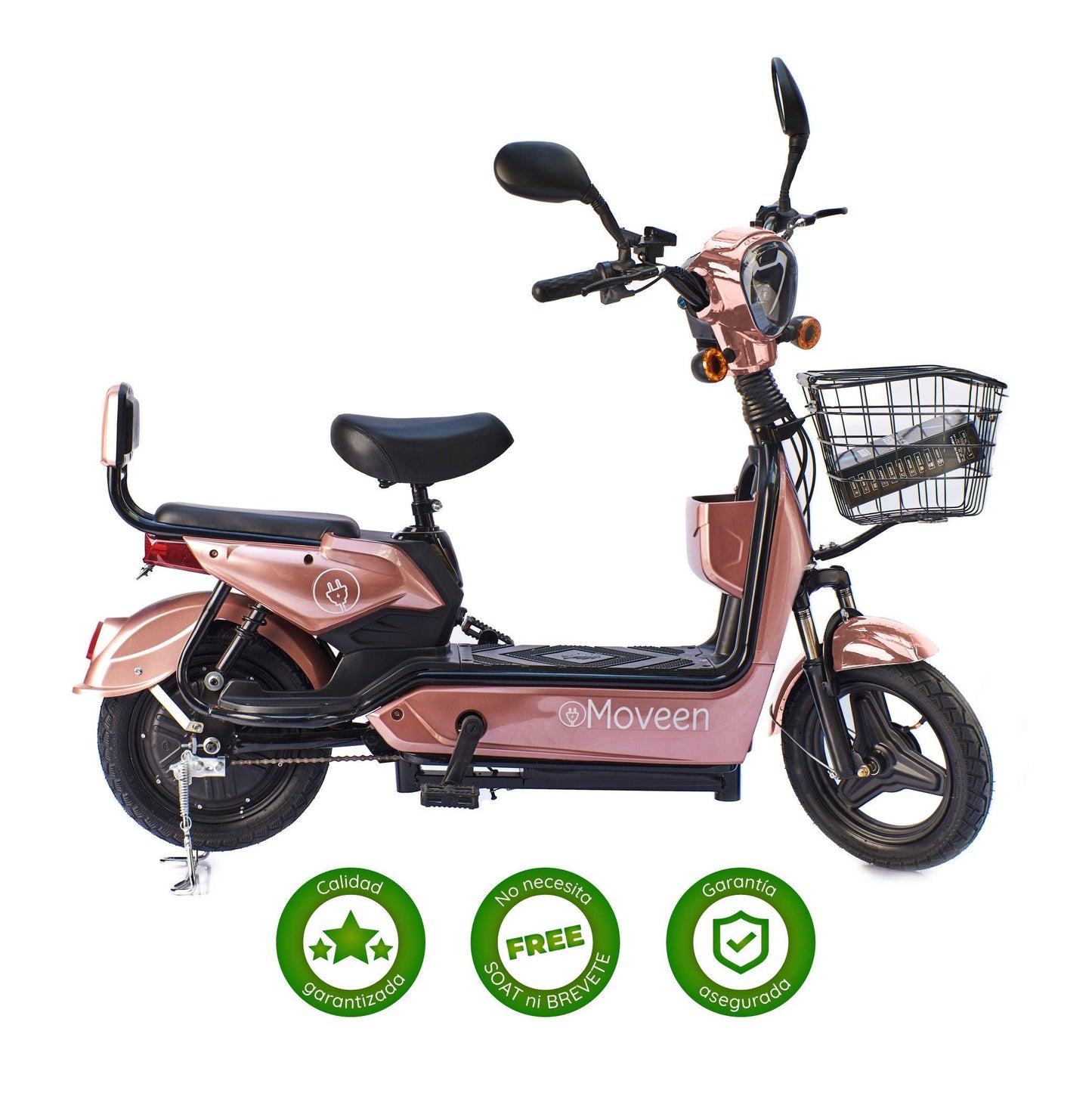 Bicimoto Eléctrica Moveen Med Urban 1 Golden Rose