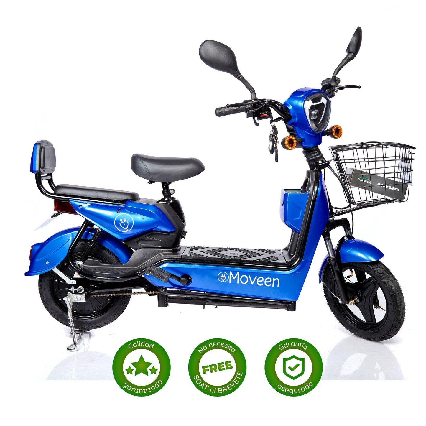 Bicimoto Eléctrica Moveen Med Urban 1 Azul
