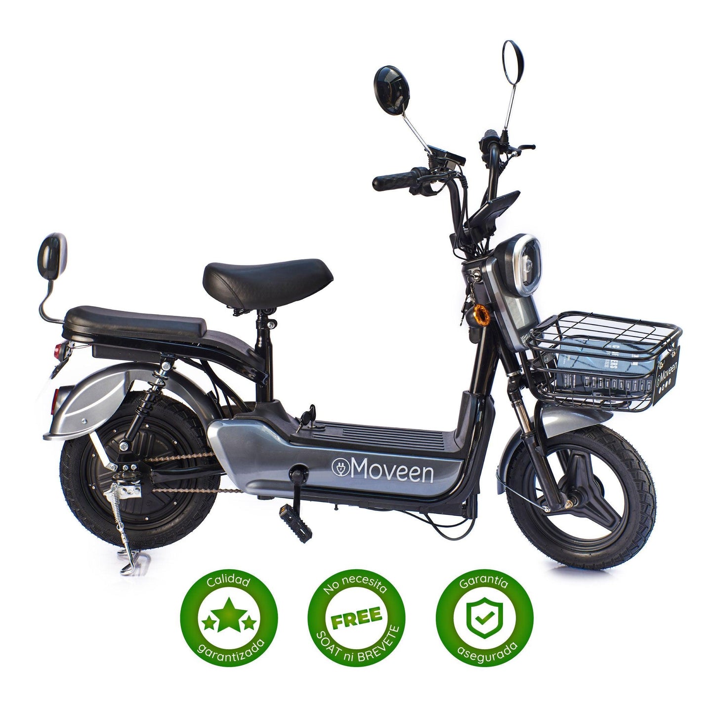 Bicimoto Eléctrica Moveen Med Urban 2 Plomo