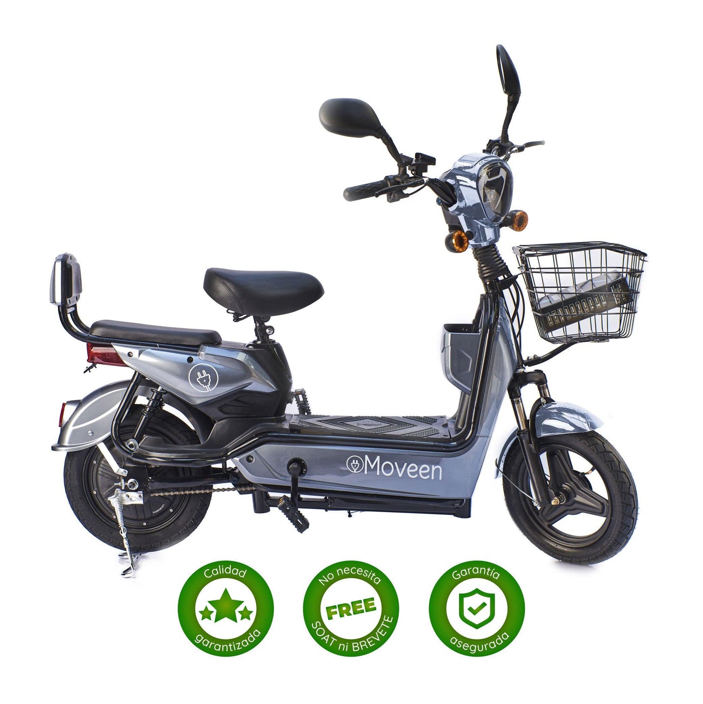 Bicimoto Eléctrica Moveen Med Urban 1 Plomo