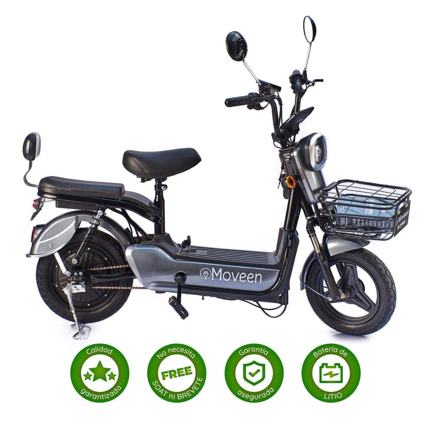 Bicimoto Eléctrica Moveen Med Urban 2 Lithium Plomo