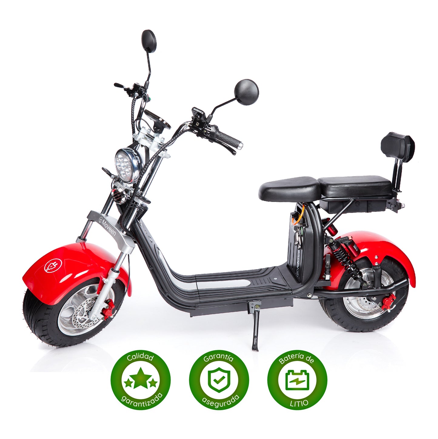 Moto Eléctrica ROAD KING 2 Lithium Rojo