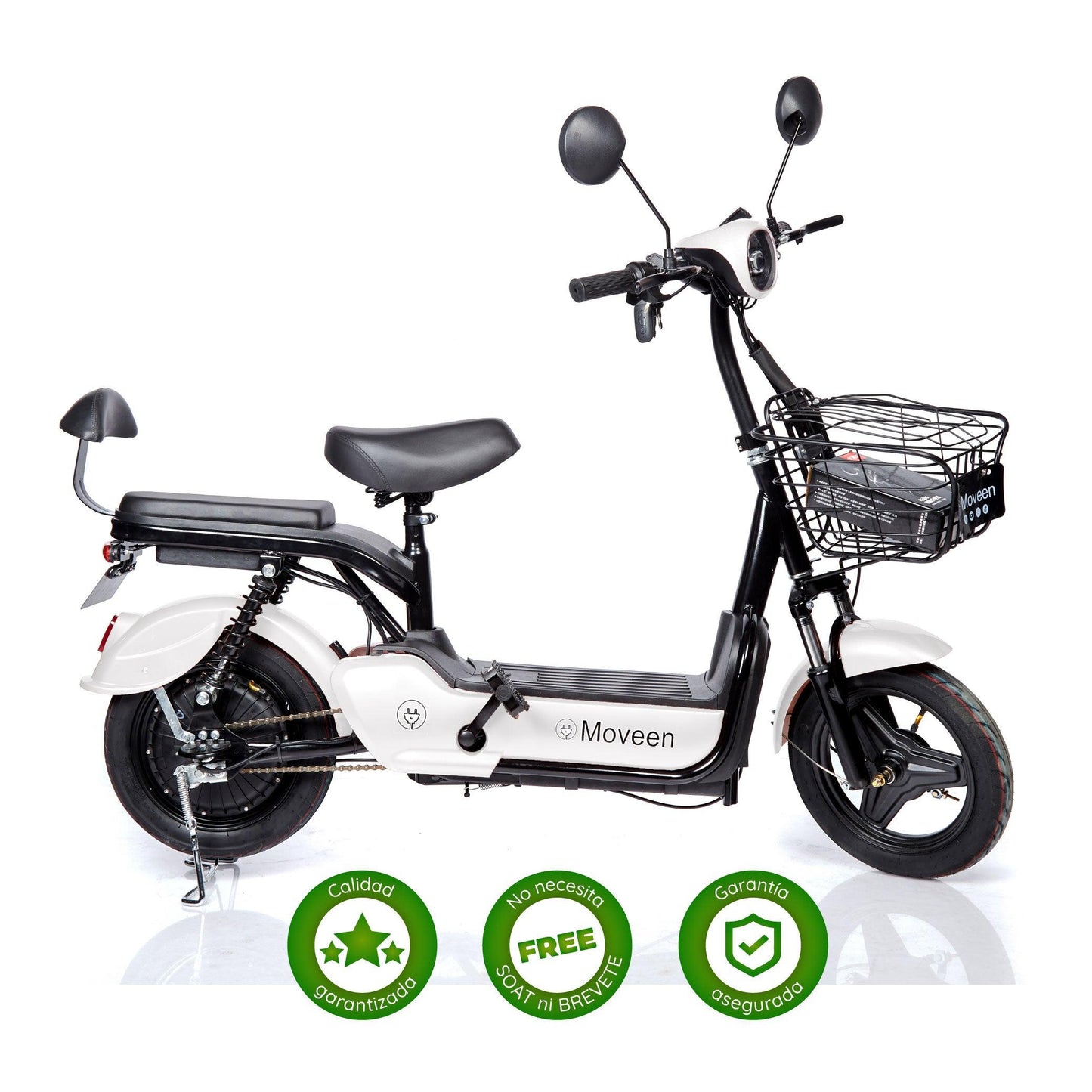 Bicimoto Eléctrica Moveen Med Urban SPARK Blanco