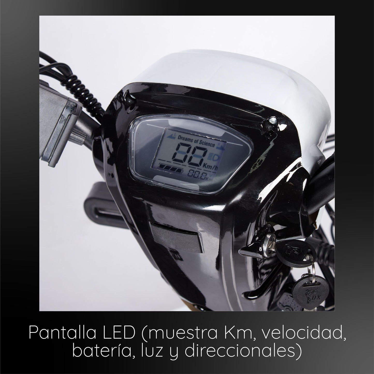 Bicimoto Eléctrica Moveen Med Urban 1 Blanco