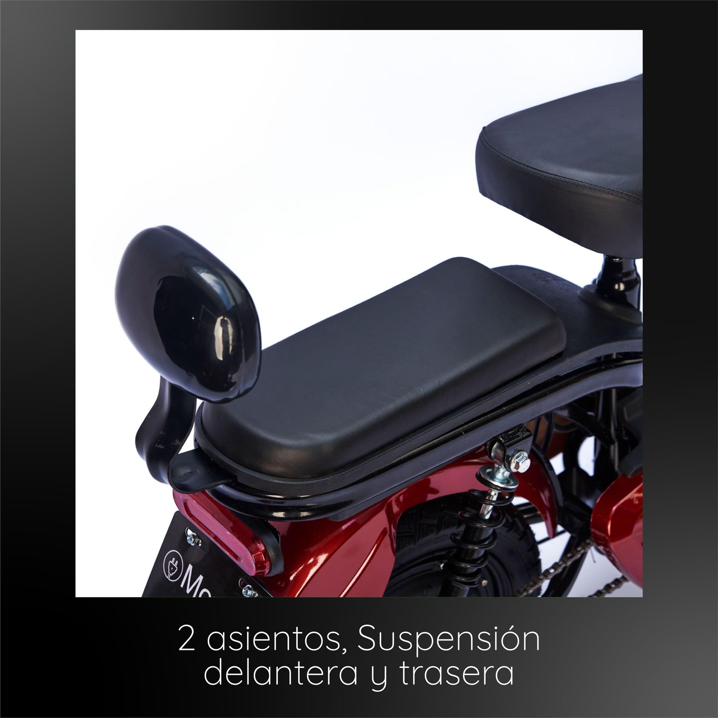 Bicimoto Eléctrica Moveen Med Urban 2 Rojo