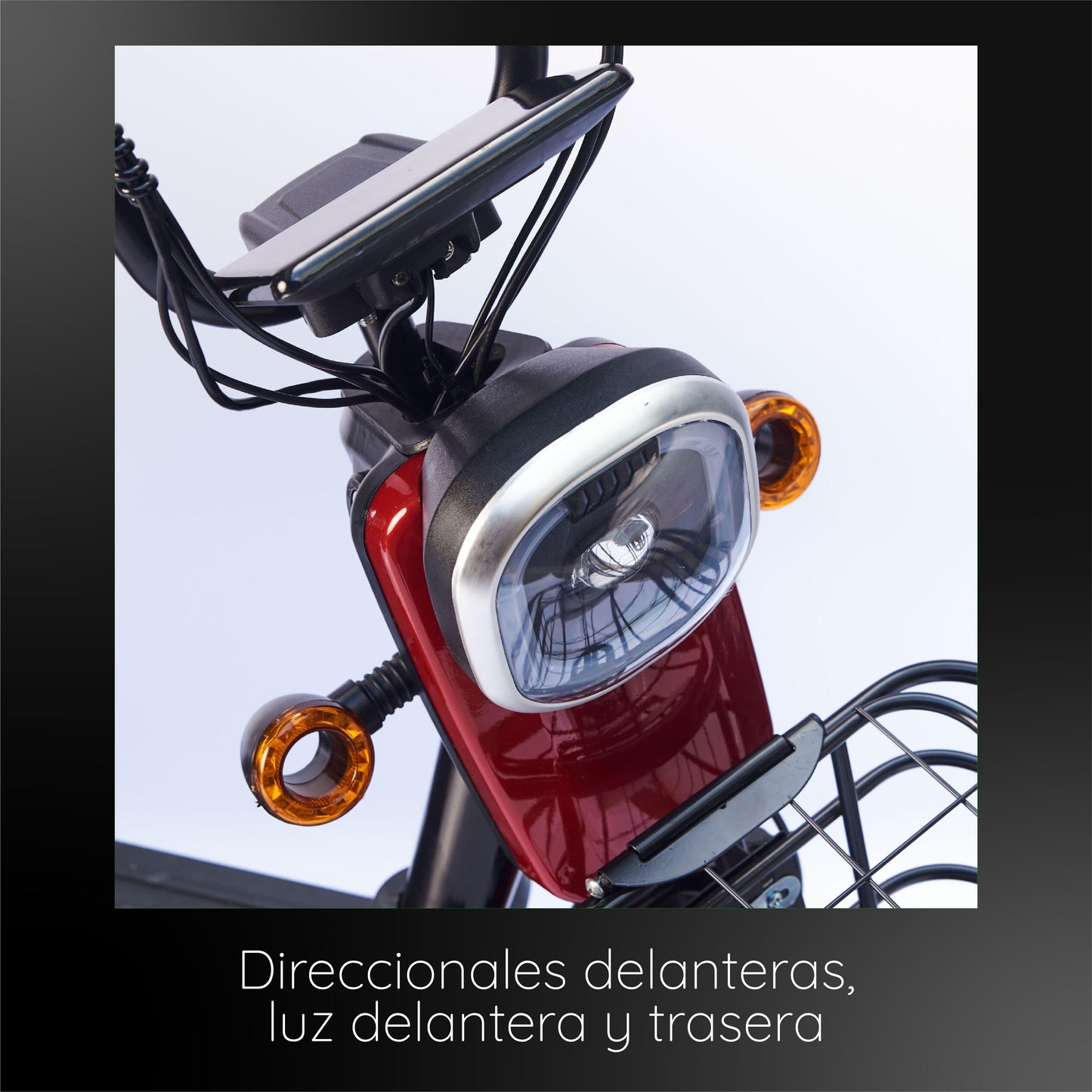 Bicimoto Eléctrica Moveen Med Urban 2 Rojo