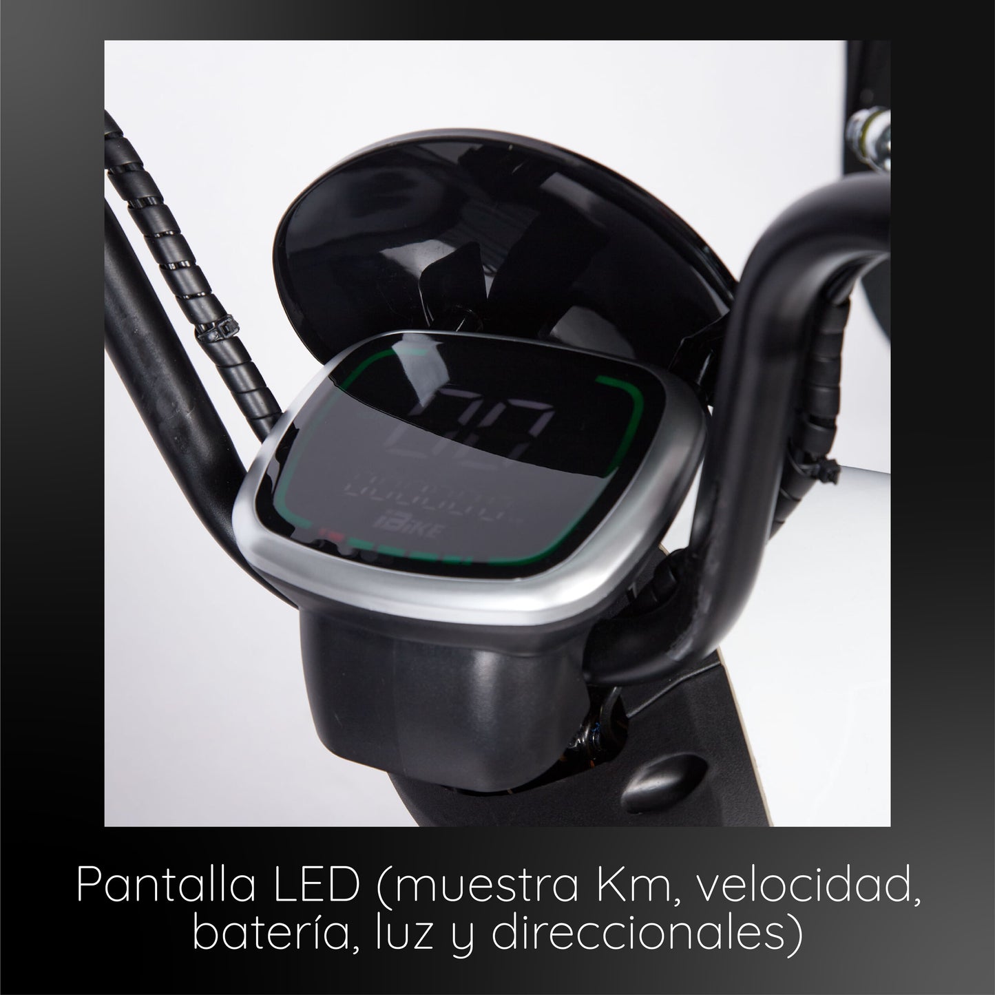 Bicimoto Eléctrica Moveen Med Urban 4 Vintage Lithium - Blanco