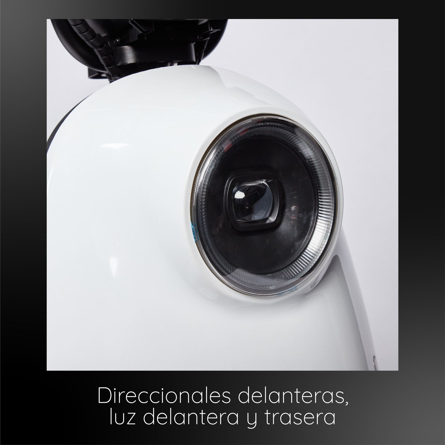 Bicimoto Eléctrica Moveen Med Urban 4 Vintage Lithium - Blanco