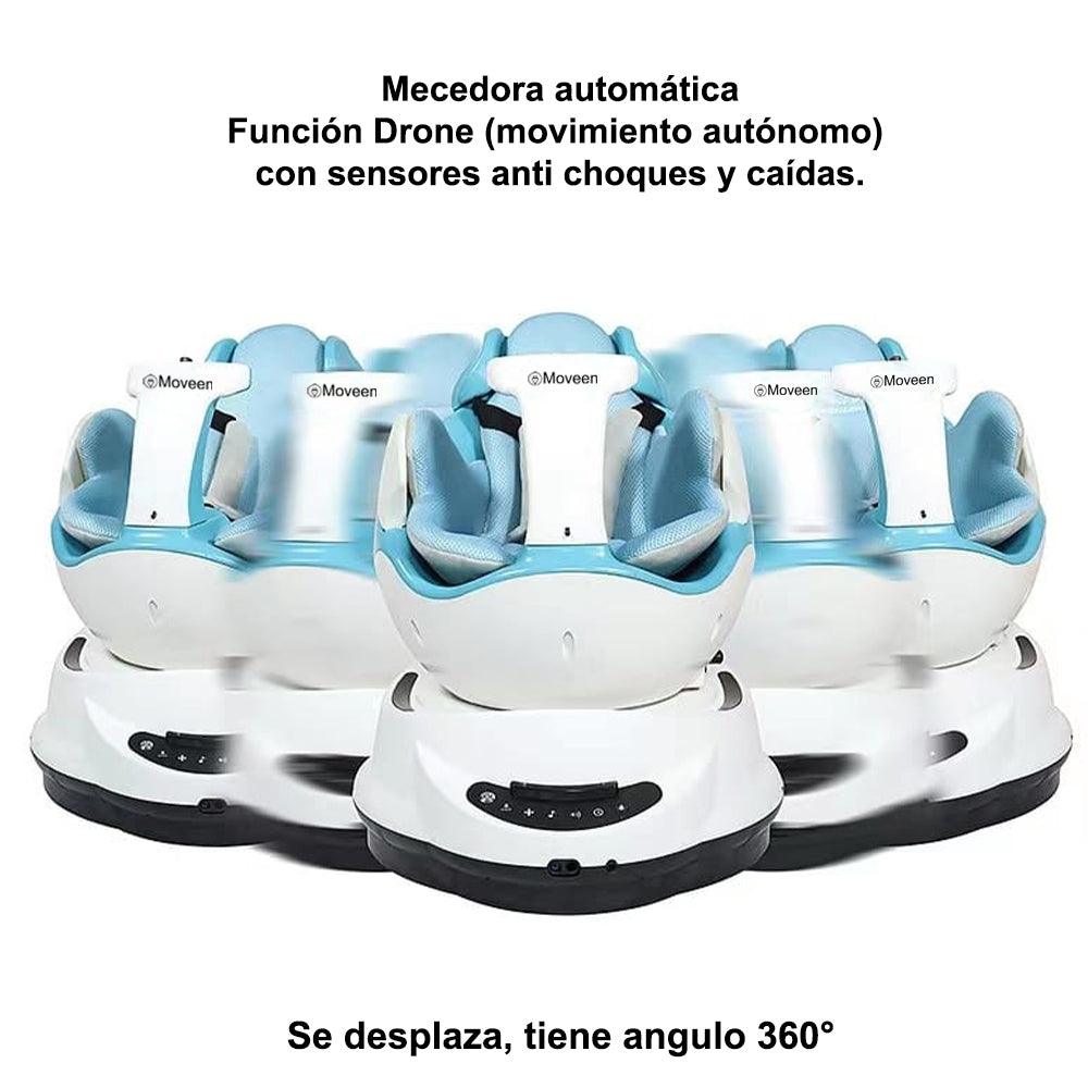 Mecedora ROBOT 360 Inteligente para Bebes Azul