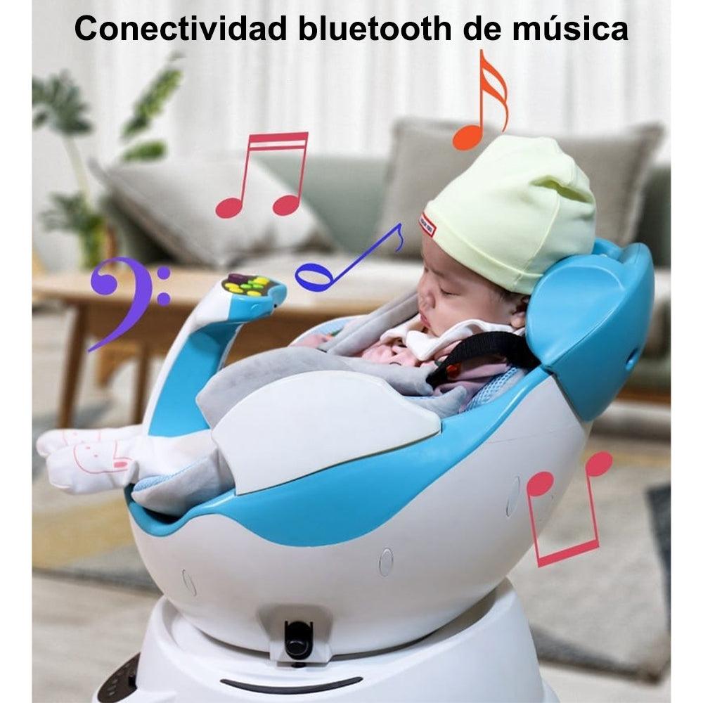 Mecedora ROBOT 360 Inteligente para Bebes Azul