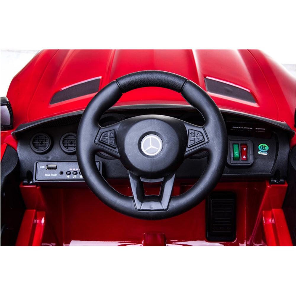 CARRO A BATERÍA MERCEDES BENZ GTR AMG LICENCIADO ROJO
