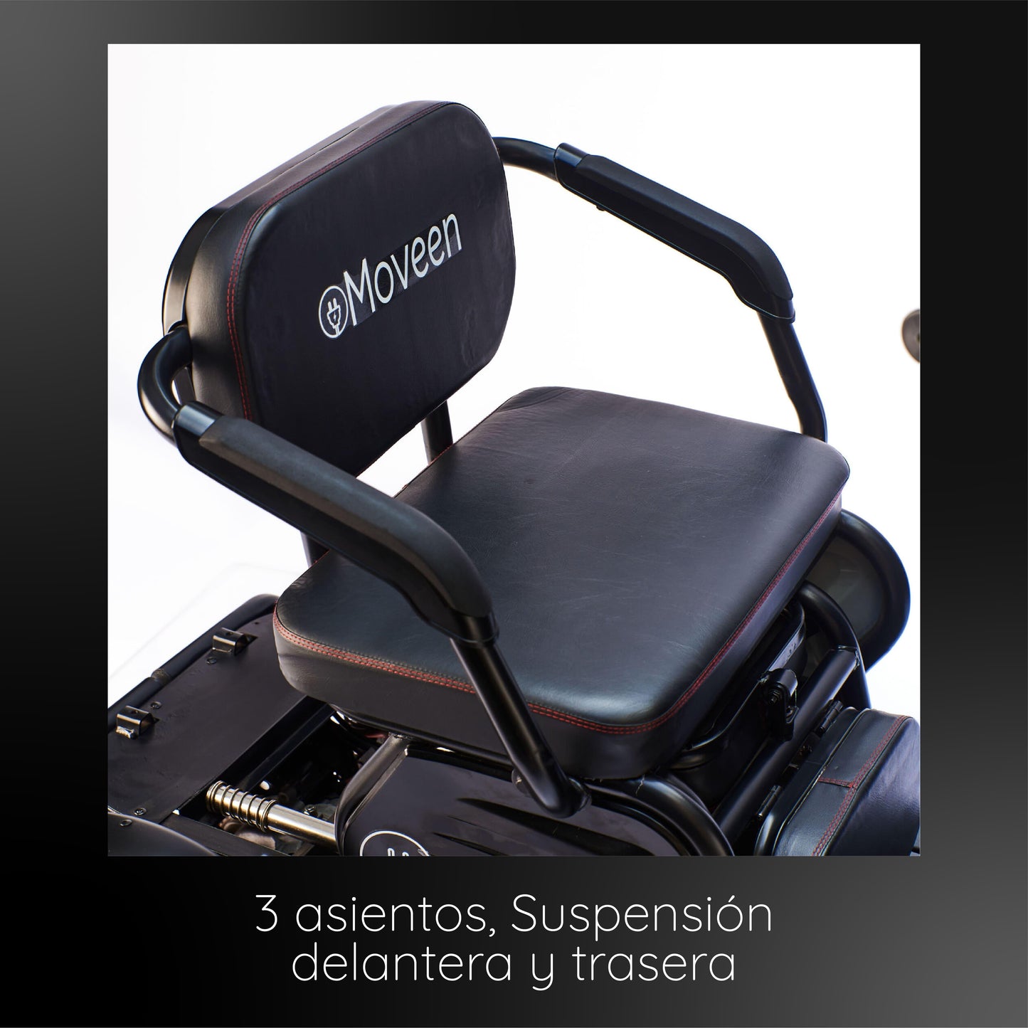 Trimoto Eléctrica Moveen Urban Negro