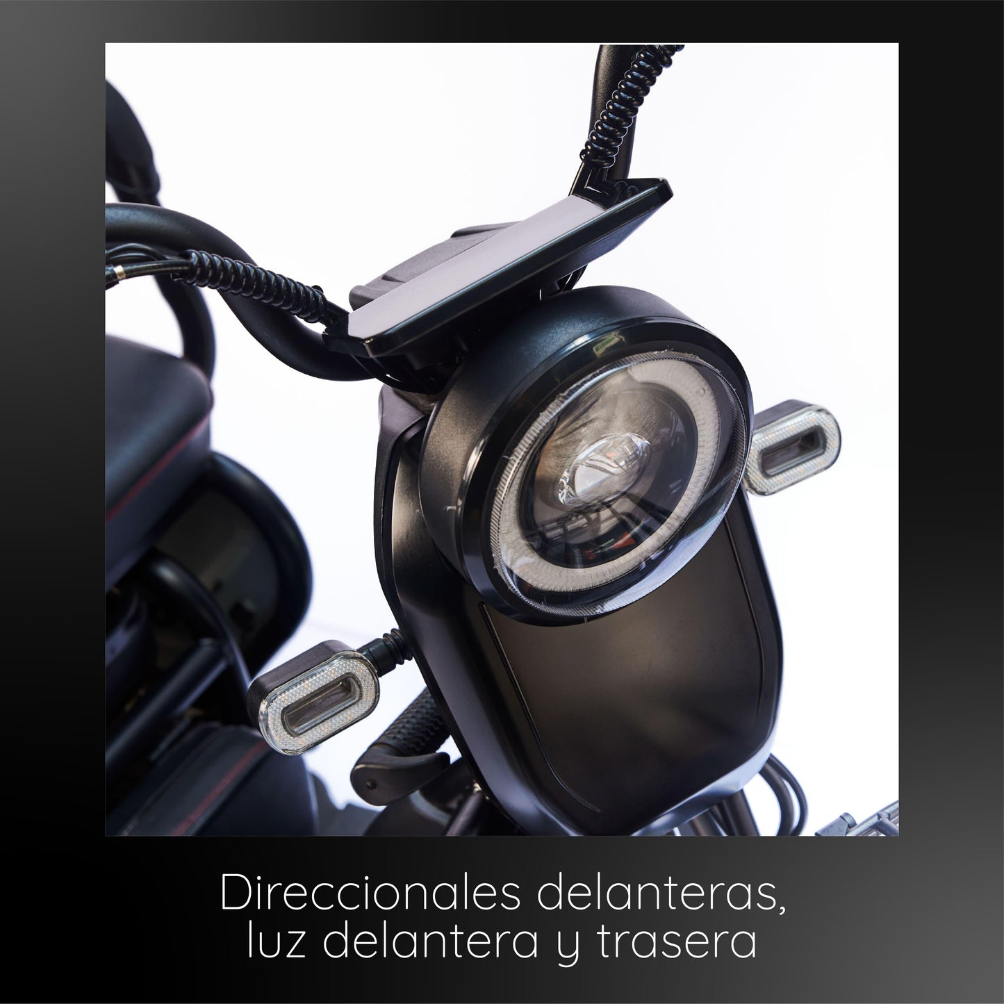 Trimoto Eléctrica Moveen Urban Negro