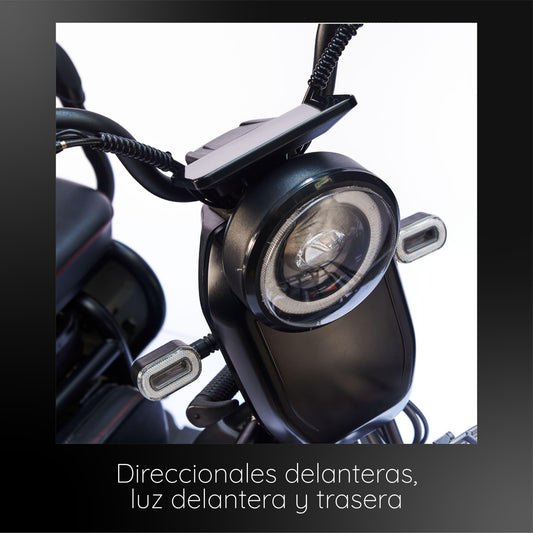 Trimoto Eléctrica Moveen Urban Negro