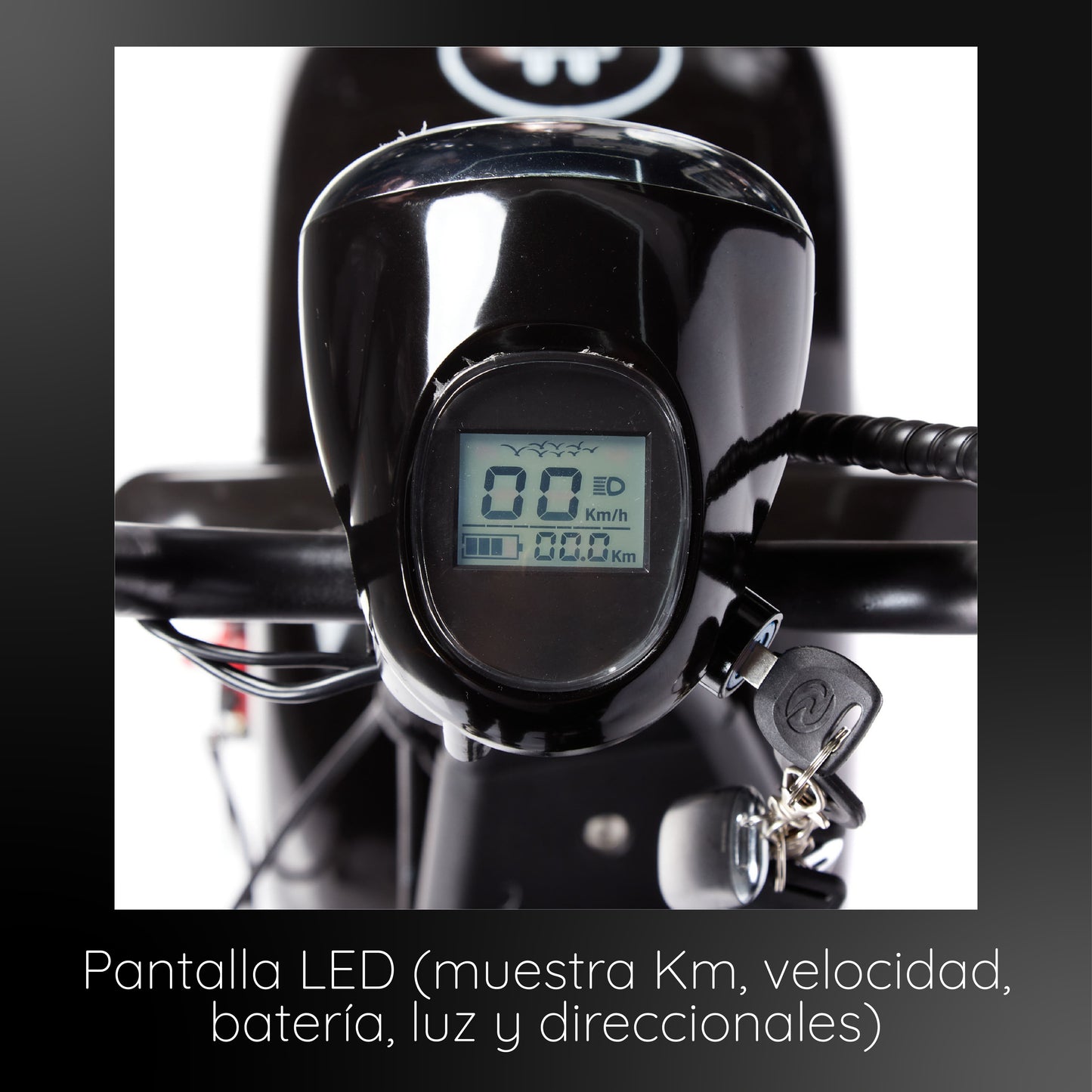 Moto Eléctrica ROAD KING 1 Lithium Rojo