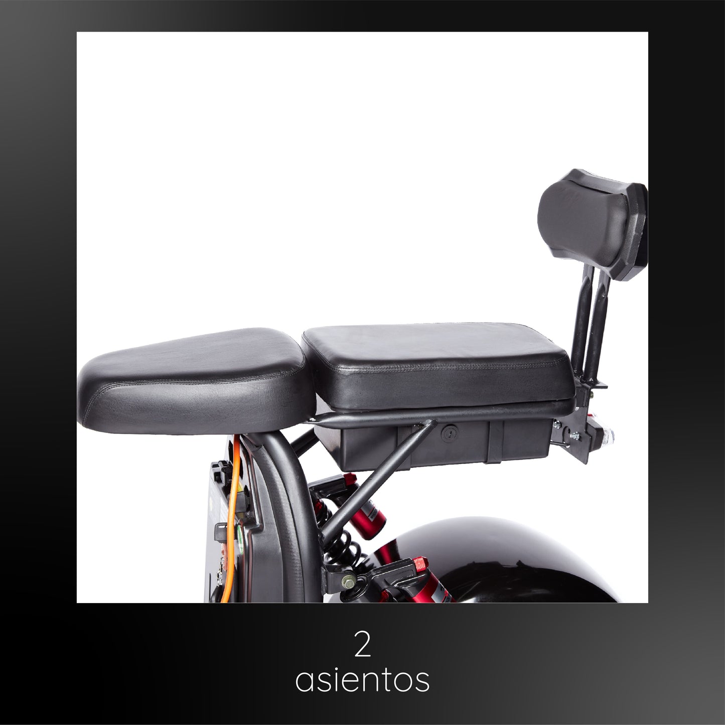 Moto Eléctrica ROAD KING 2 Lithium  Negro