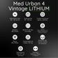 Bicimoto Eléctrica Moveen Med Urban 4 Vintage Lithium - Negro