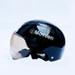 CASCO RETRO COLOR NEGRO