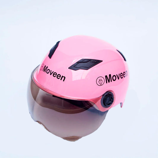 CASCO RETRO COLOR ROSADO
