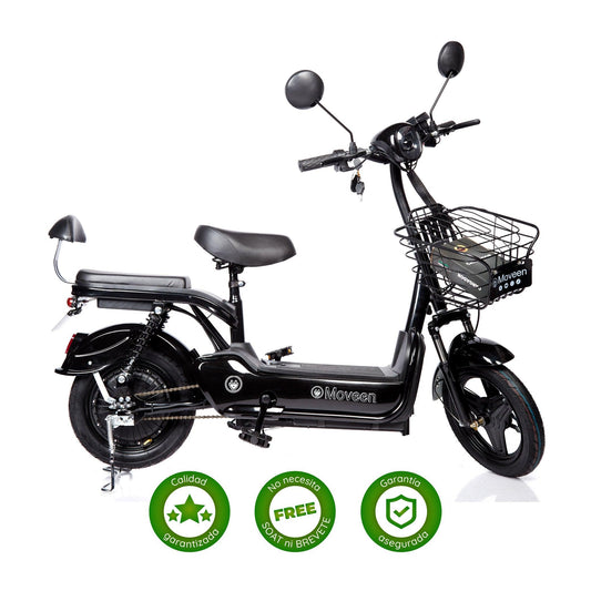 Bicimoto Eléctrica Moveen Med Urban SPARK Negro