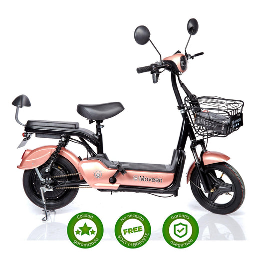 Bicimoto Eléctrica Moveen Med Urban SPARK Golden Rose
