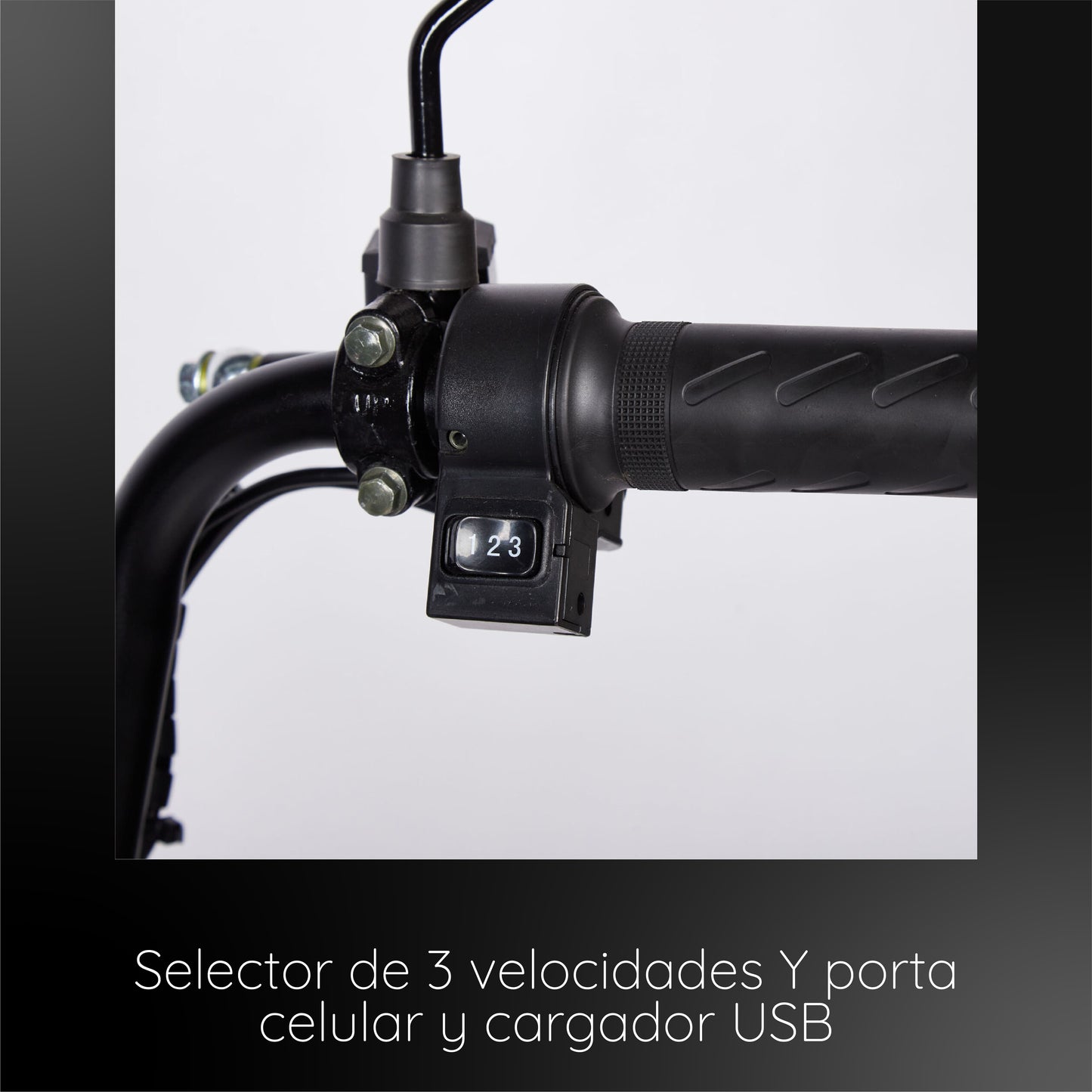 Bicimoto Eléctrica Moveen Med Urban 4 Vintage Lithium - Negro