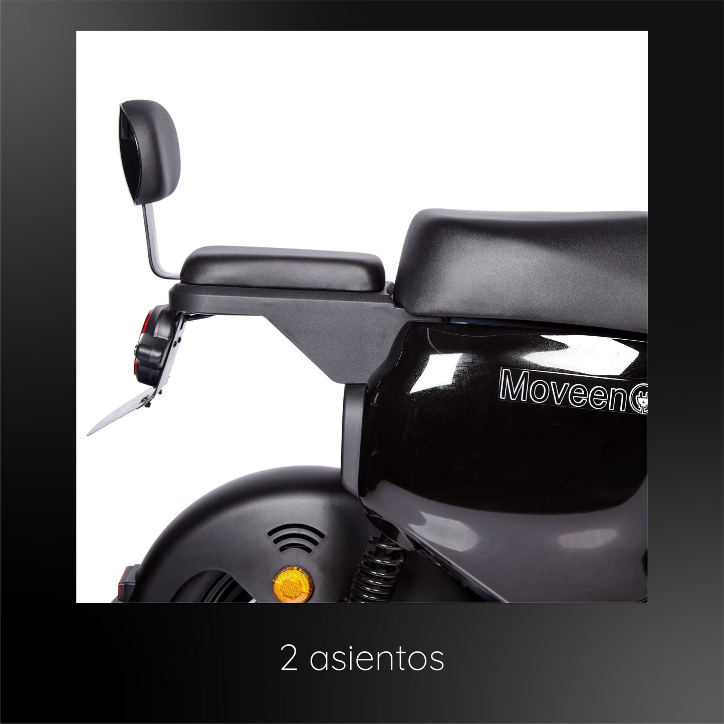 Bicimoto Eléctrica Moveen Med Urban 4 Vintage Lithium - Negro