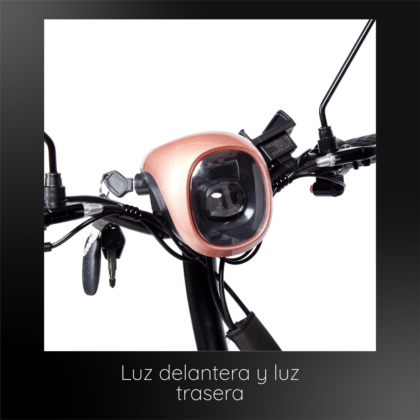 Bicimoto Eléctrica Moveen Med Urban SPARK Golden Rose