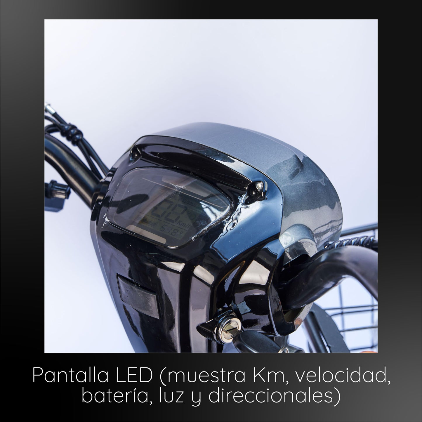 Bicimoto Eléctrica Moveen Med Urban 1 Plomo