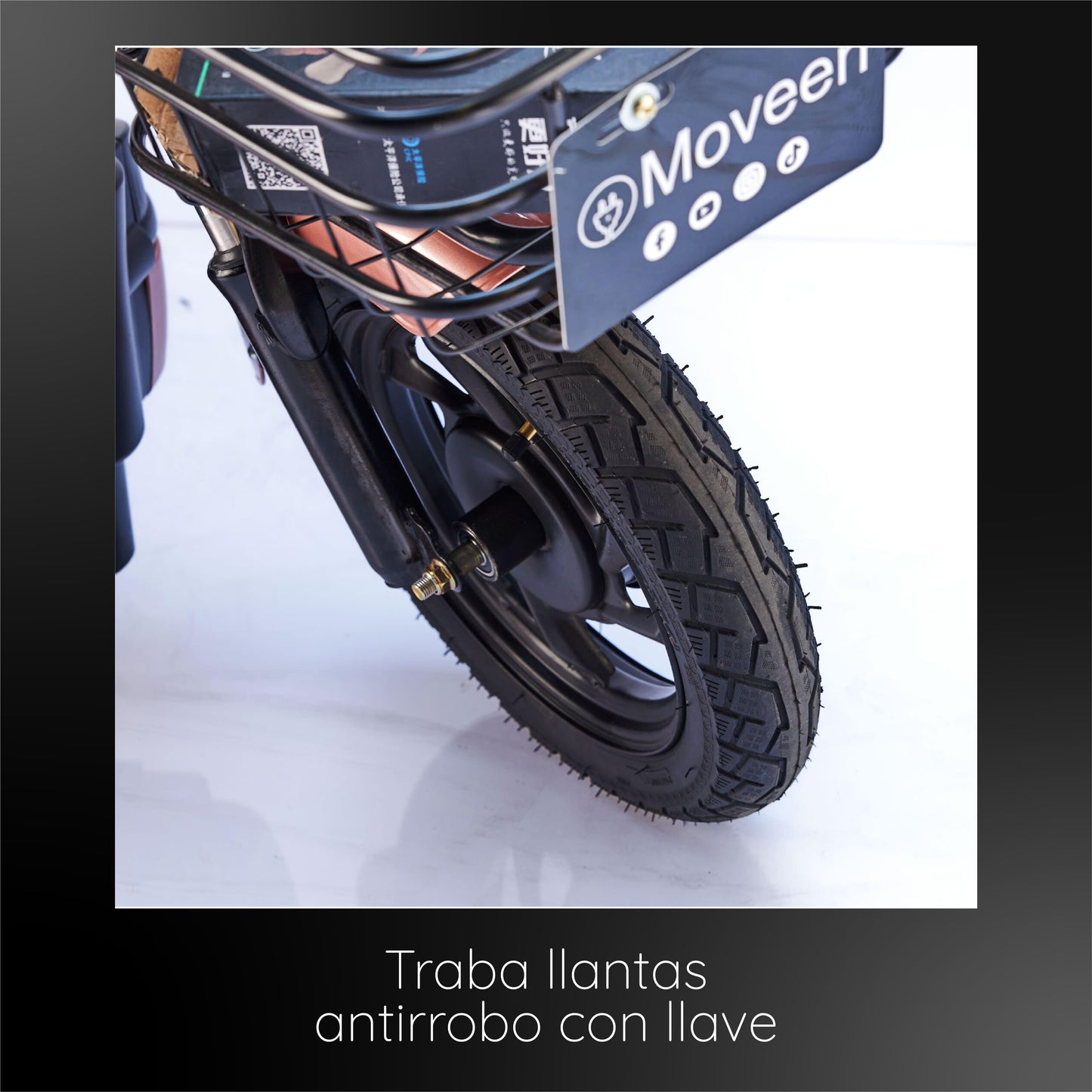 Bicimoto Eléctrica Moveen Med Urban 2 Lithium Golden Rose
