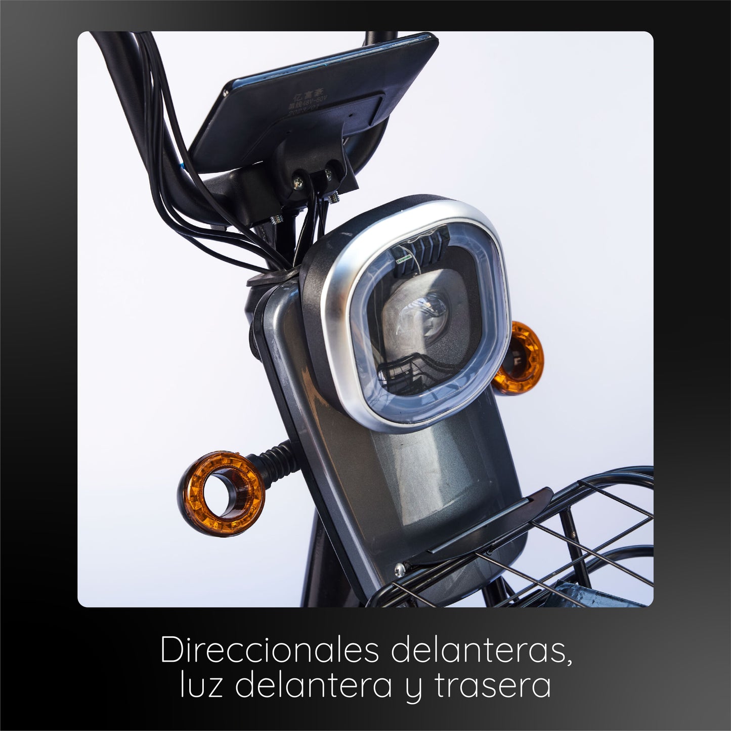 Bicimoto Eléctrica Moveen Med Urban 3 New  Plomo