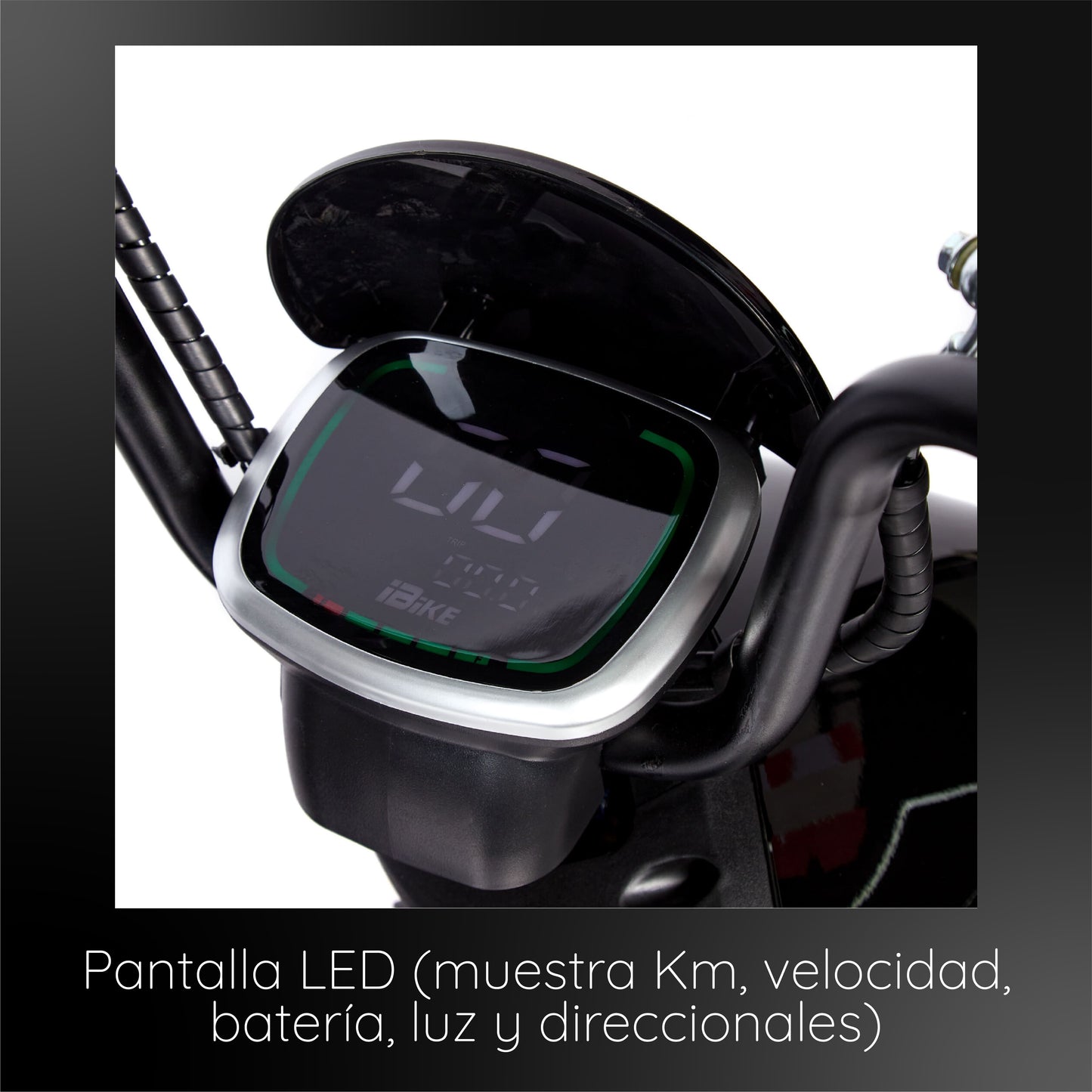 Bicimoto Eléctrica Moveen Med Urban 4 Vintage Lithium - Negro
