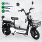 BICIMOTO ELÉCTRICA MOVEEN MED URBAN 2 BLANCO CON NEGRO EDICION LIMITADA