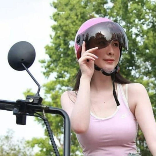 CASCO RETRO COLOR ROSADO