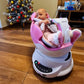 Mecedora ROBOT 360 Inteligente para Bebes Rosa