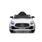 CARRO A BATERÍA MERCEDES BENZ GTR AMG LICENCIADO BLANCO